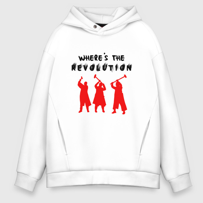 Мужское худи Oversize хлопок Depeche Mode   Wheres The Revolution фото