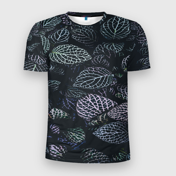 Мужская футболка 3D Slim Зелёная симфония фото
