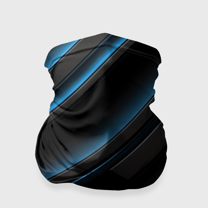 Бандана-труба 3D Вихри темноты черного фото