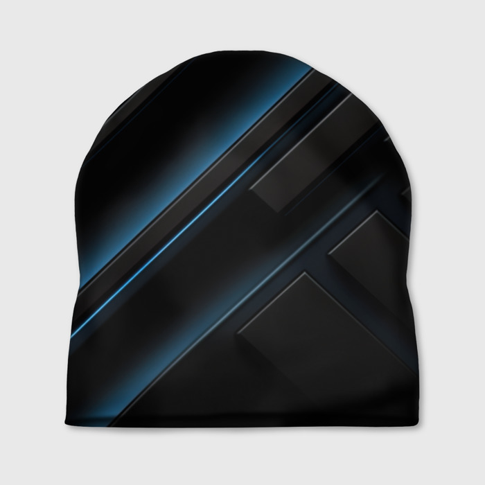 Шапка 3D Вихри темноты черного фото