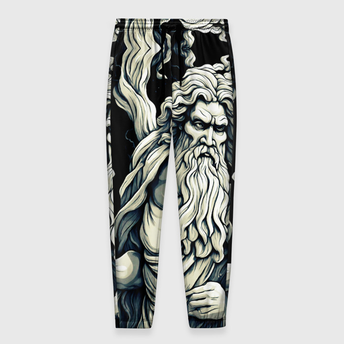 Мужские брюки 3D Зевс Бог грома фото