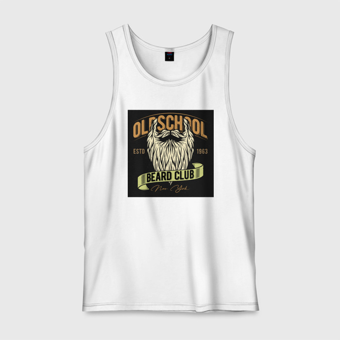 Мужская майка хлопок Клуб бородатых фото