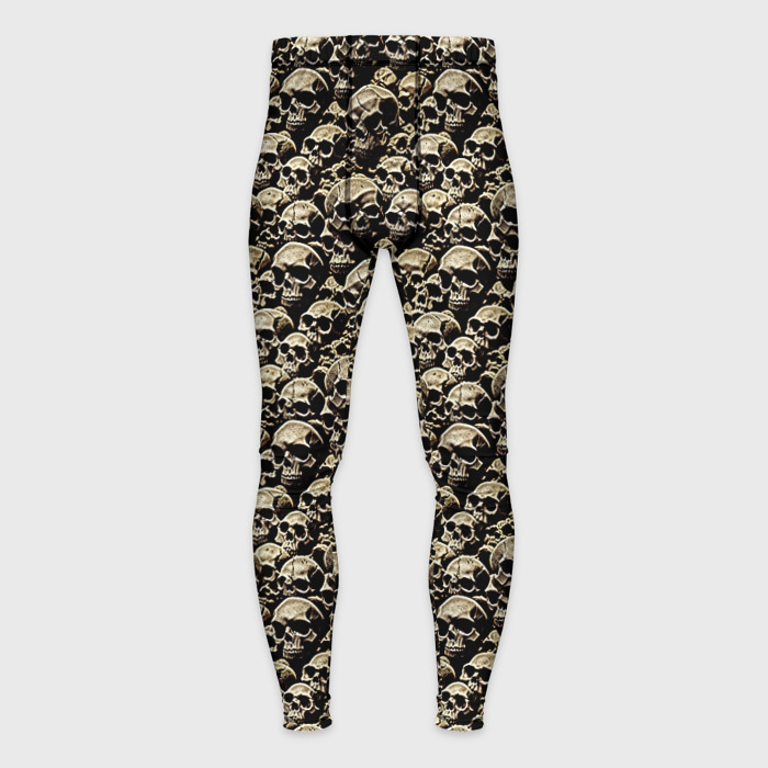 Мужские тайтсы 3D Грязные черепа фото