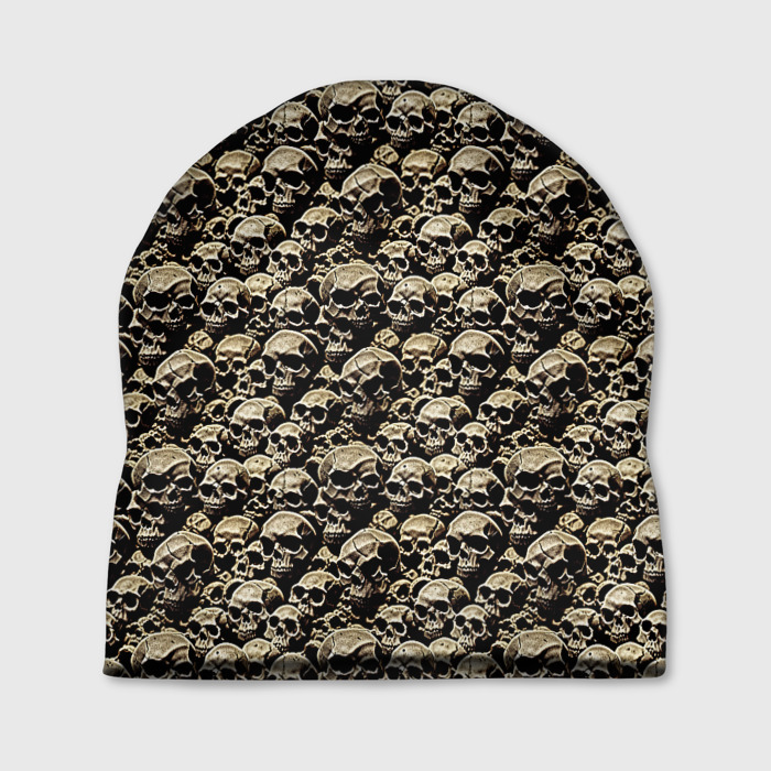 Шапка 3D Грязные черепа фото