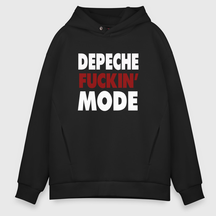 Мужское худи Oversize хлопок Depeche Funkin Mode фото