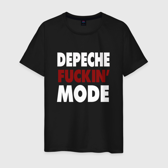 Мужская футболка хлопок Depeche Funkin Mode фото