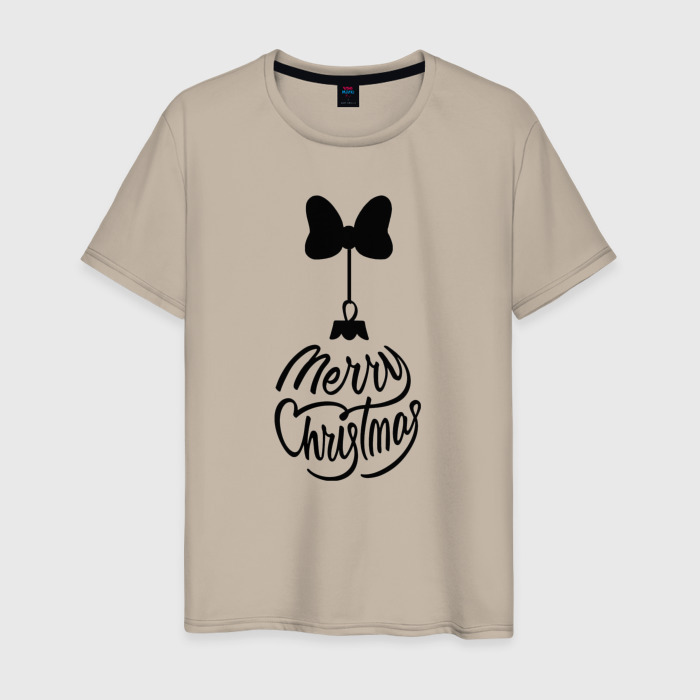 Мужская футболка хлопок Бант бабочка фото