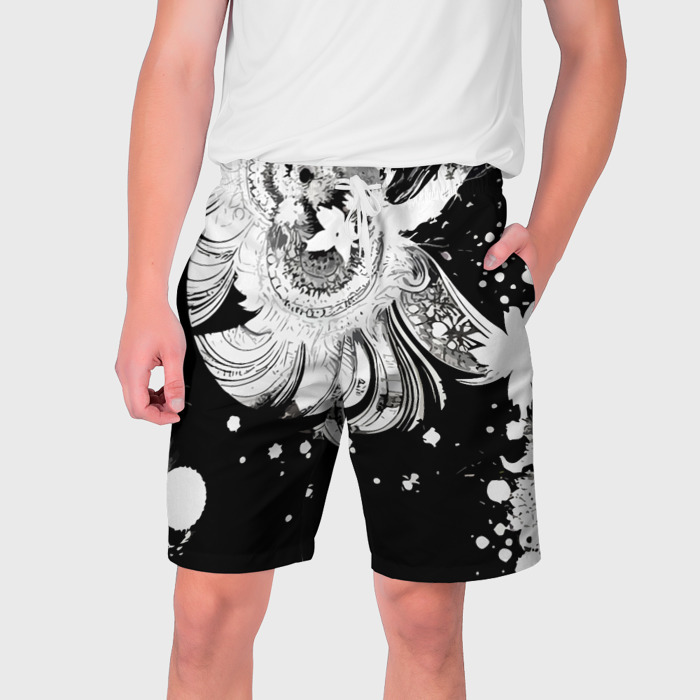 Мужские шорты 3D Абстрактная экспрессивная композиция фото