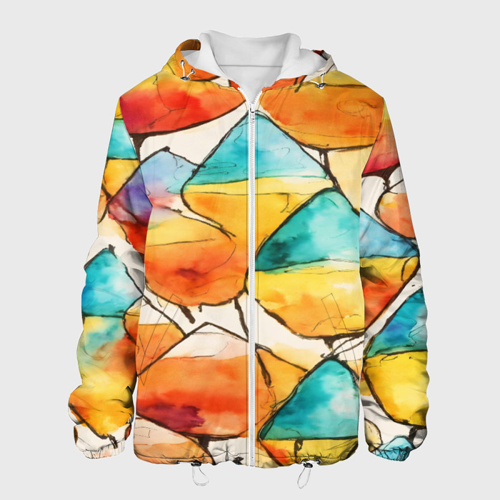 Мужская куртка 3D Фонарики фото