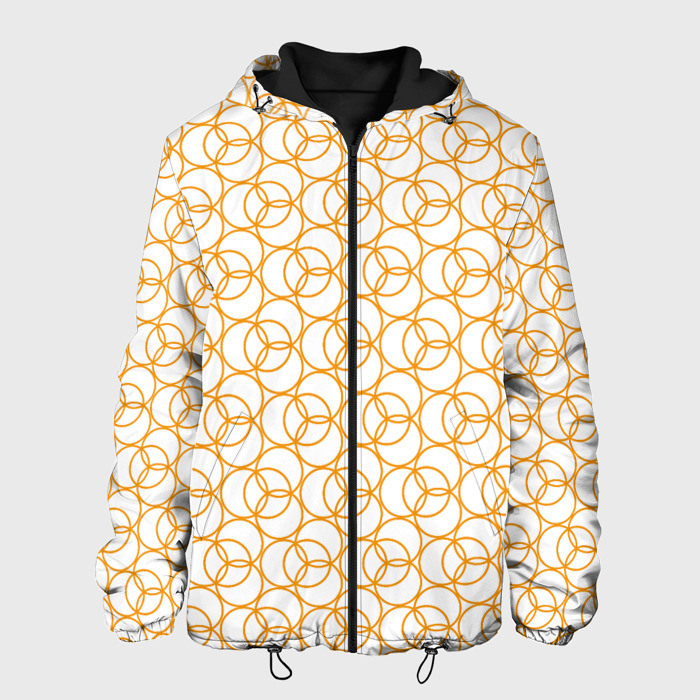 Мужская куртка 3D Смешенные круги фото