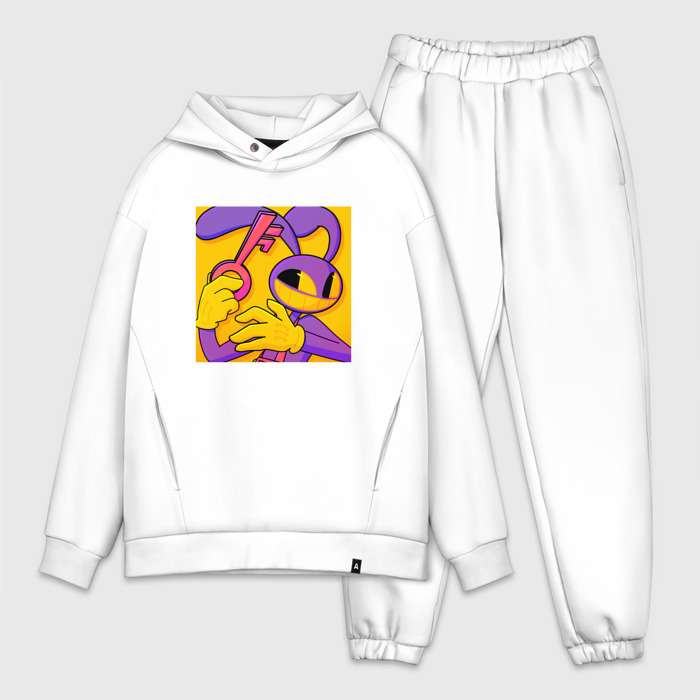 Мужской костюм oversize хлопок Джакс с ключом фото