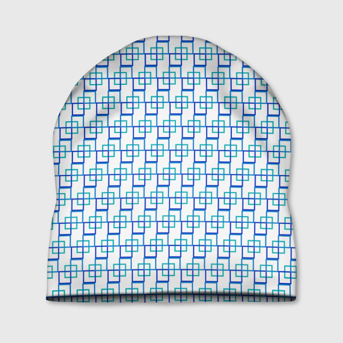 Шапка 3D Схема квадрат фото