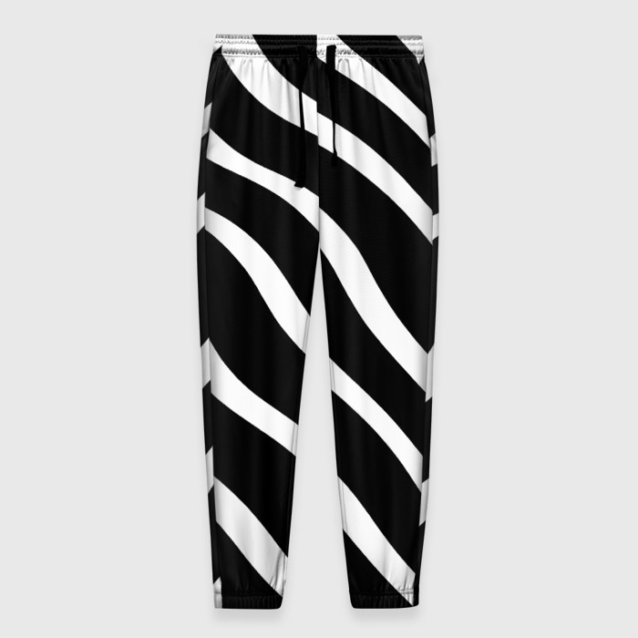 Мужские брюки 3D Зебра полосы фото