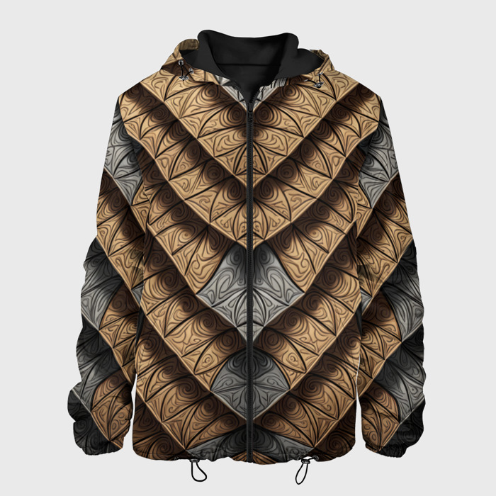 Мужская куртка 3D Броненосец фото