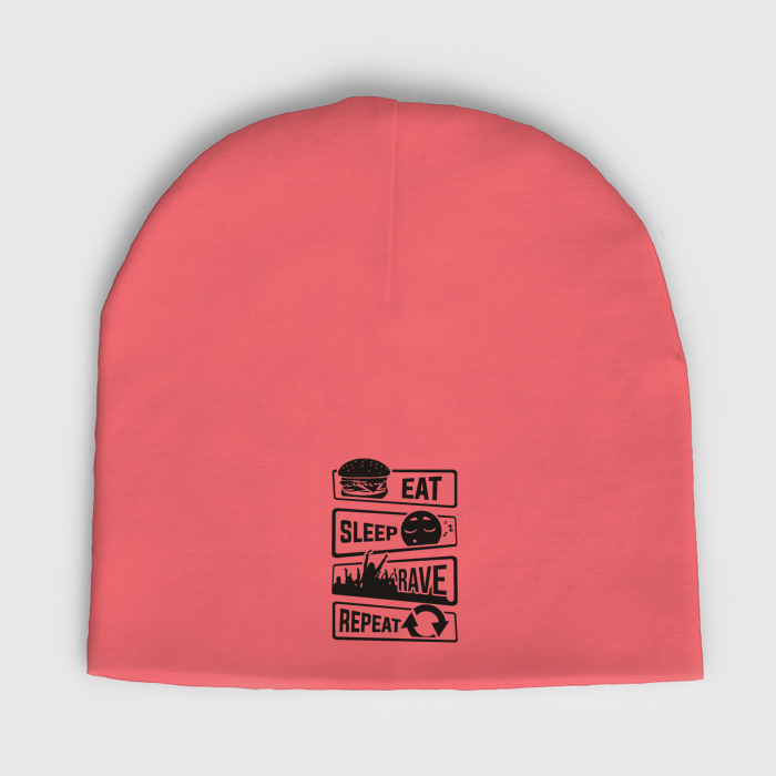 Мужская шапка демисезонная Еасть спать рейв фото