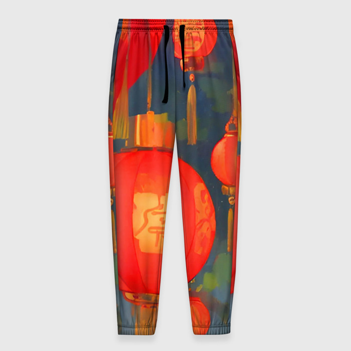 Мужские брюки 3D Лунный новый год фото