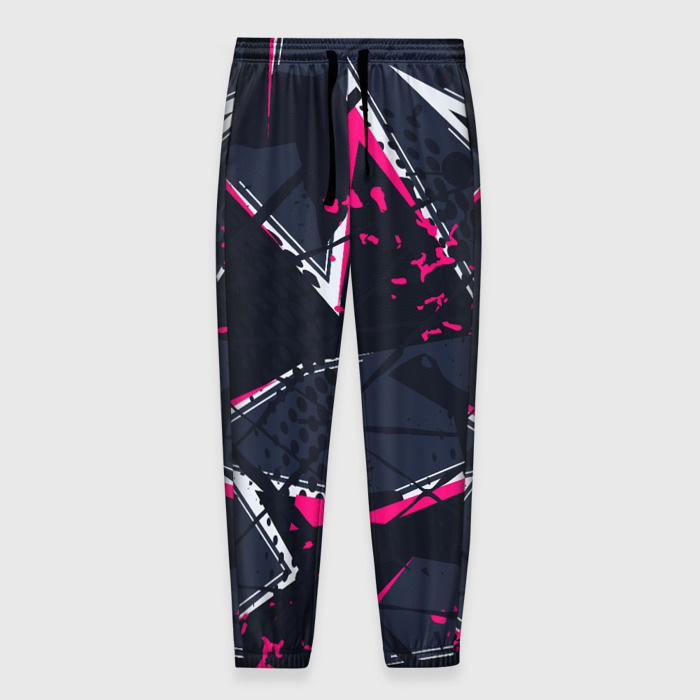 Мужские брюки 3D Графические зигзаги фото