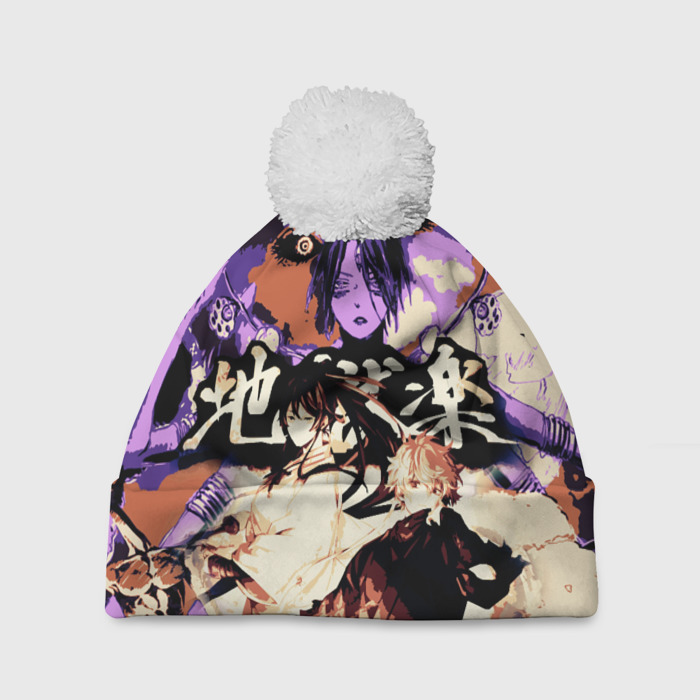 Шапка 3D c помпоном Габимару и Сагири из Адского рая фото