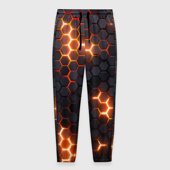 Мужские брюки 3D Неоновый желтый фото