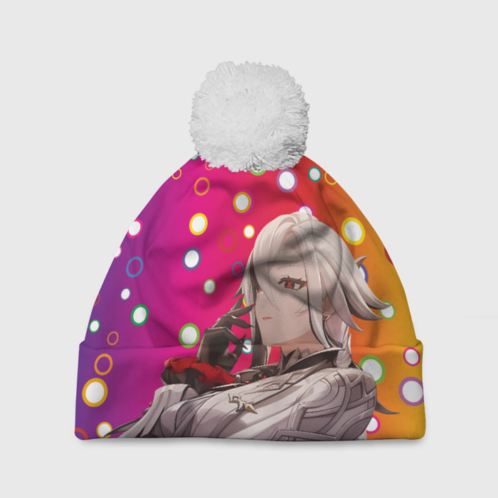 Шапка 3D c помпоном Genshin Impact Razor фото