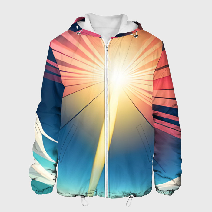 Мужская куртка 3D Свет твоего сердца фото