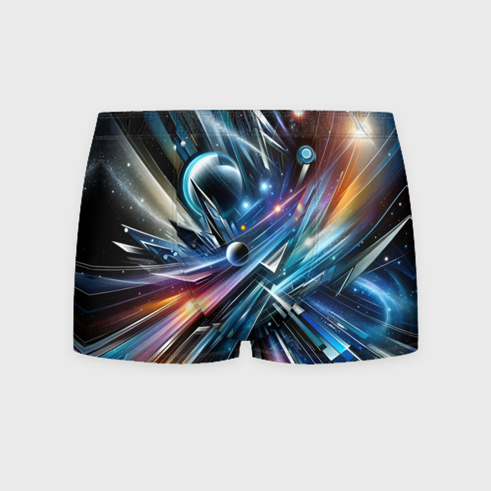 Мужские трусы 3D Космос   футуризм фото