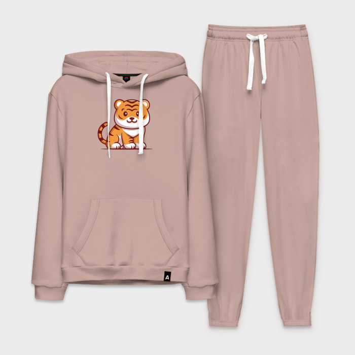 Мужской костюм хлопок с толстовкой Тигруля фото