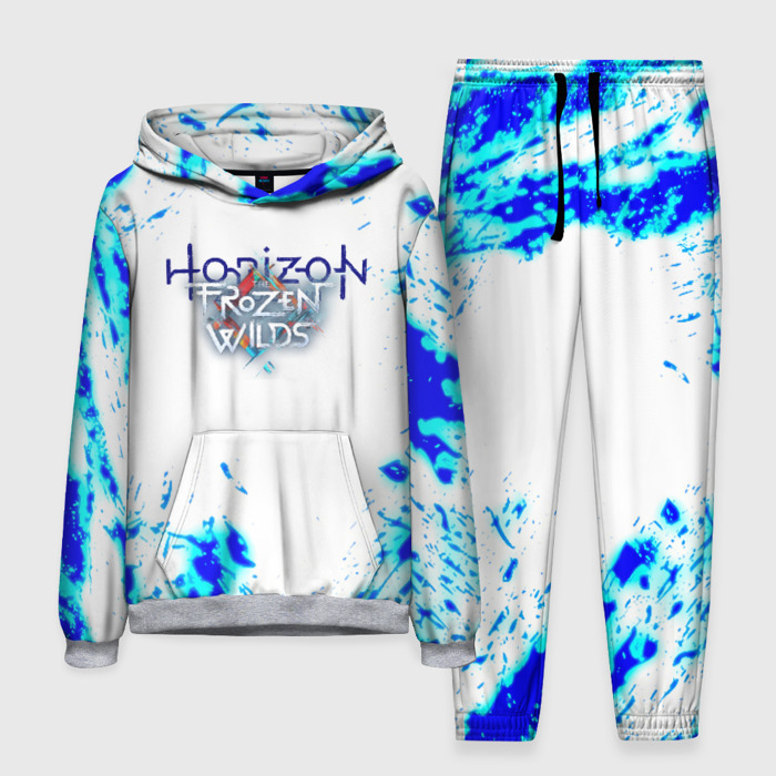 Мужской костюм с толстовкой 3D Horizon Zero Dawn кровь роботов фото