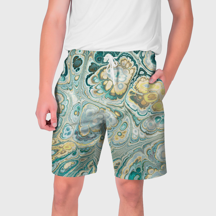 Мужские шорты 3D Абстрактный разноцветный узор фото