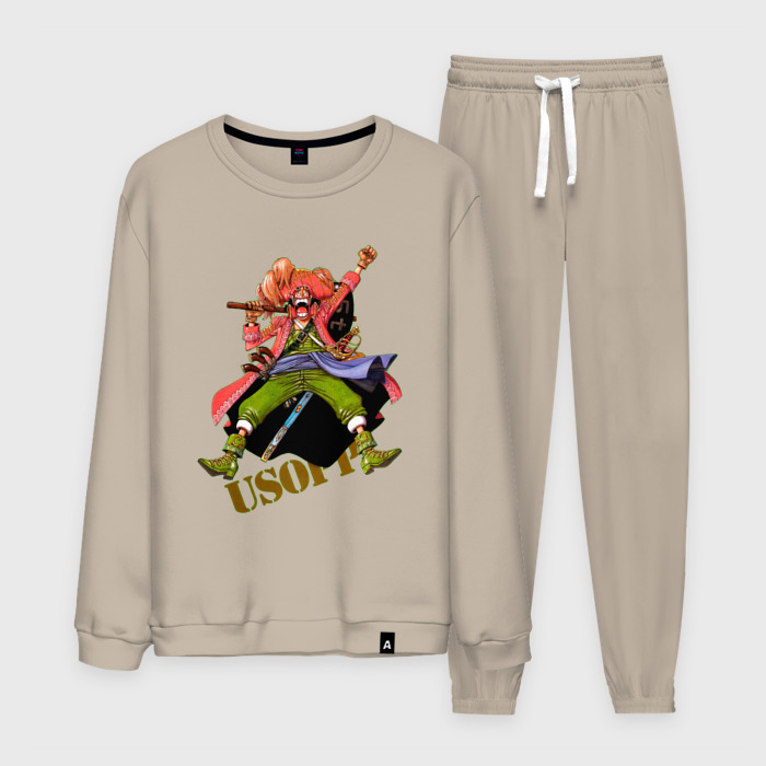 Мужской костюм хлопок Уссоп из аниме One Piece фото