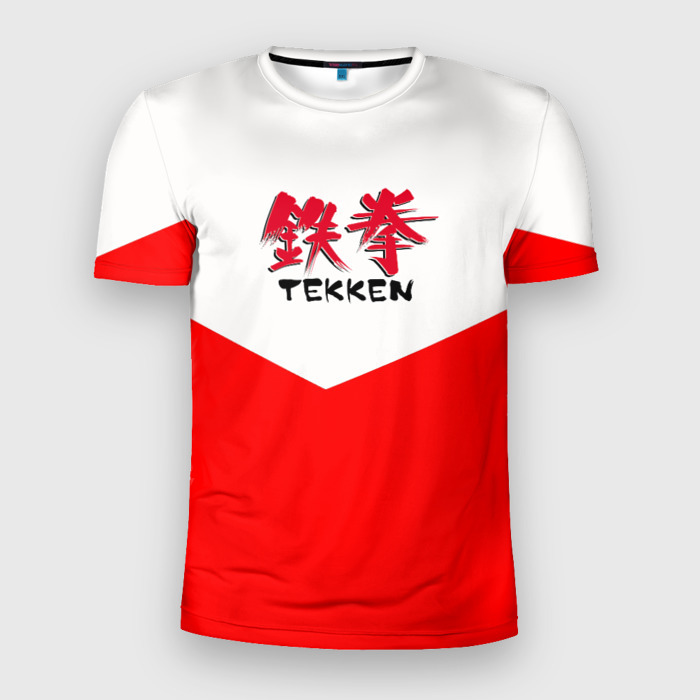 Мужская футболка 3D Slim Tekken текстура файтинг япония фото