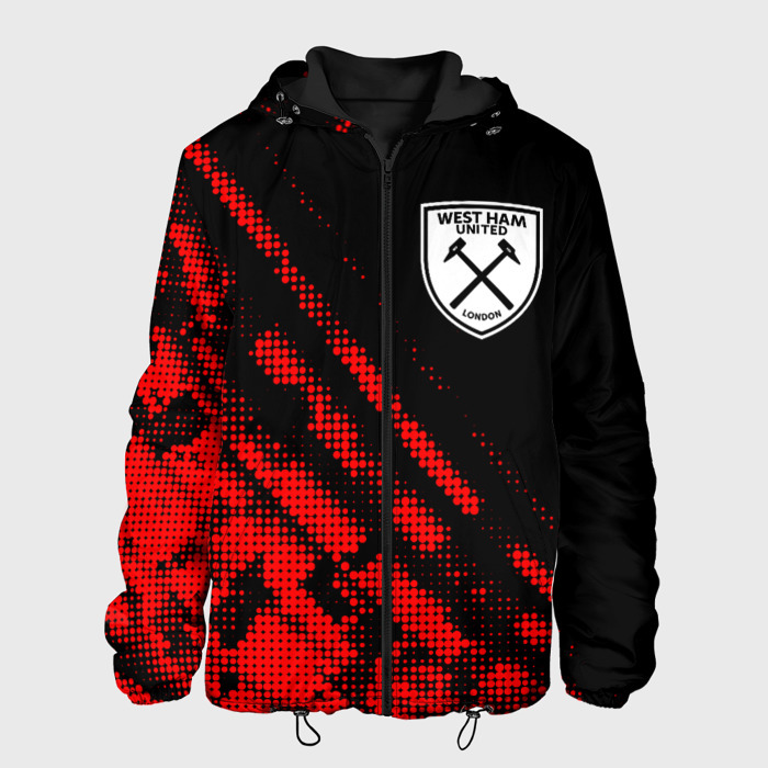 Мужская куртка 3D West Ham sport grunge фото