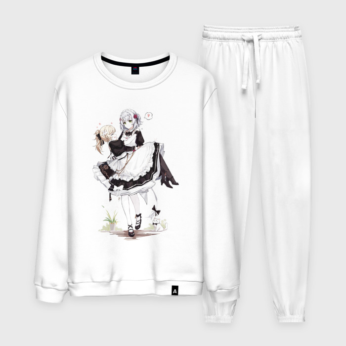 Мужской костюм хлопок Горничные Ноэлль и Люмин   Геншин Импакт фото