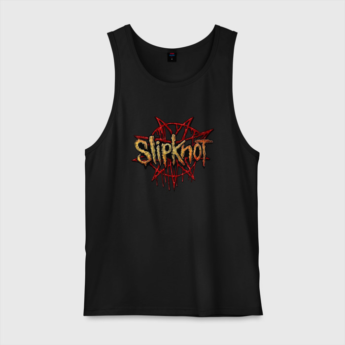 Мужская майка хлопок Slipknot original фото