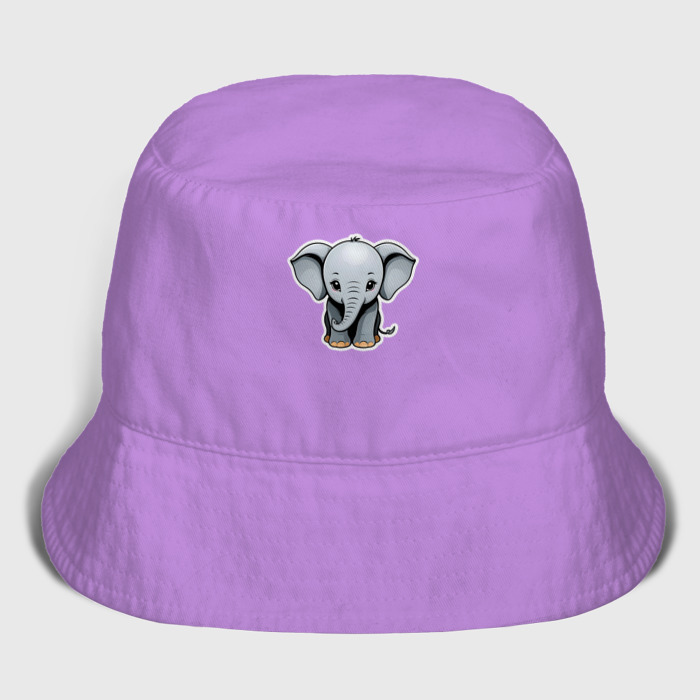Мужская панама хлопок Веселый африканский слоненок фото