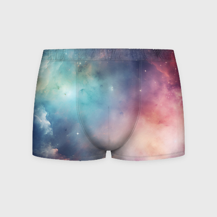 Мужские трусы 3D Нежный космос фото