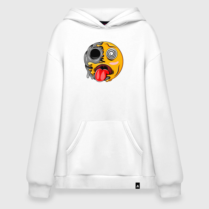 Худи SuperOversize хлопок Гипносмайл emoji фото