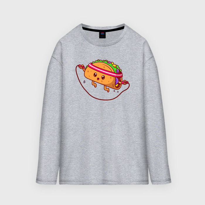 Мужской лонгслив oversize хлопок Тако спорт фото