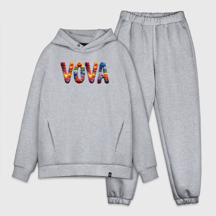 Мужской костюм oversize хлопок Vova yarn art фото