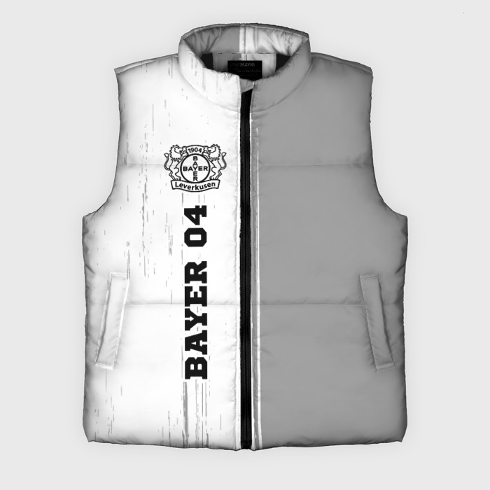 Мужской жилет утепленный 3D Bayer 04 sport на светлом фоне по вертикали фото