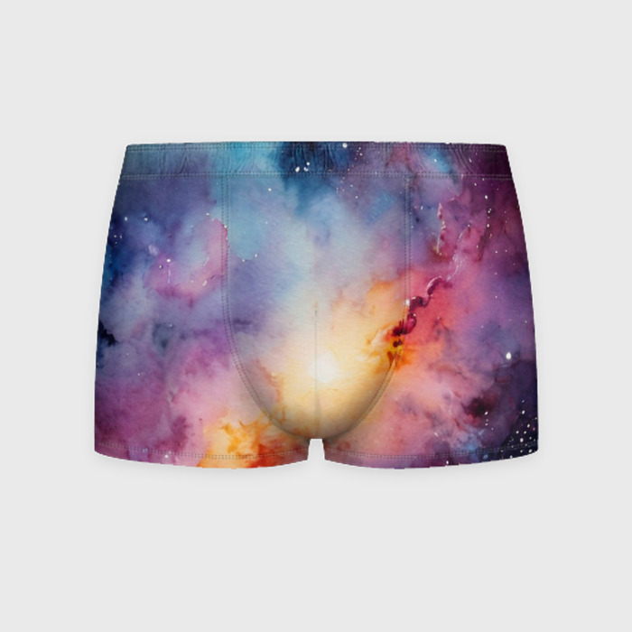 Мужские трусы 3D Расползается космос фото