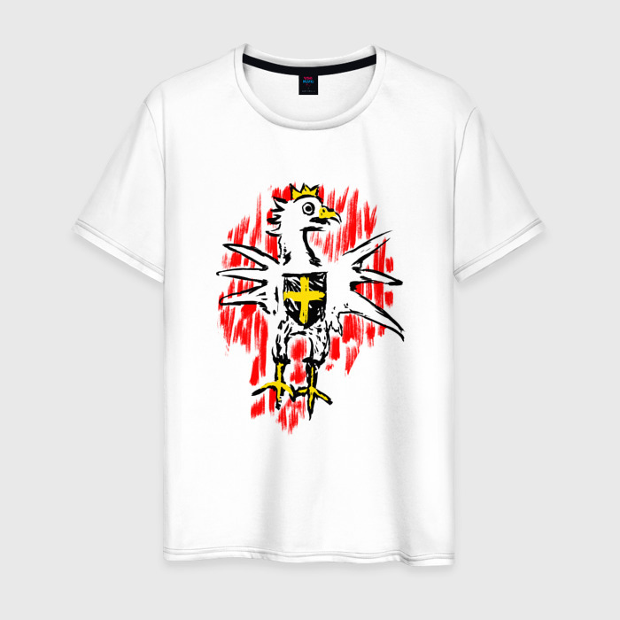 Мужская футболка хлопок Герб Радовида   рисунок Геральда из квеста фото