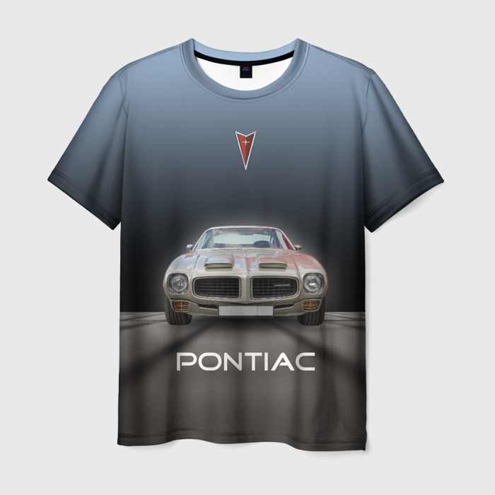 Мужская футболка 3D Американский масл кар Pontiac фото