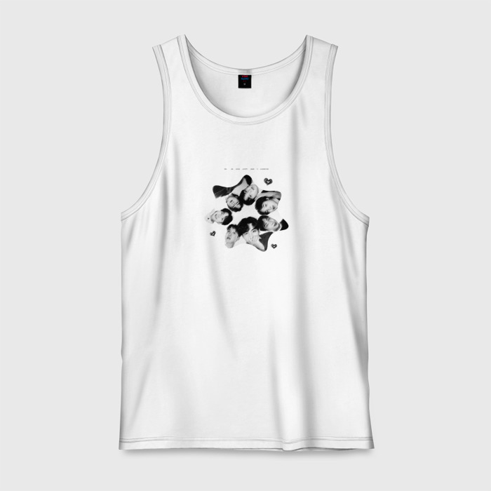 Мужская майка хлопок Seven BTS фото