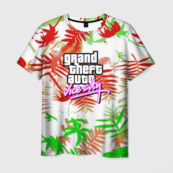 Мужская футболка 3D GTA tropicano steel фото