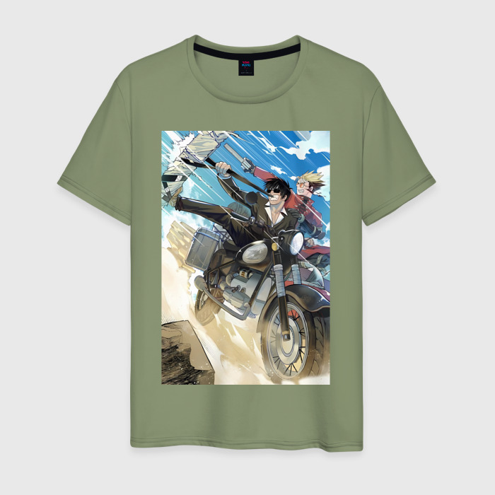 Мужская футболка хлопок Триган Николас Вульфвуд фото