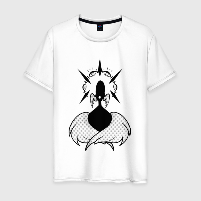 Мужская футболка хлопок Ангел с множеством глаз фото