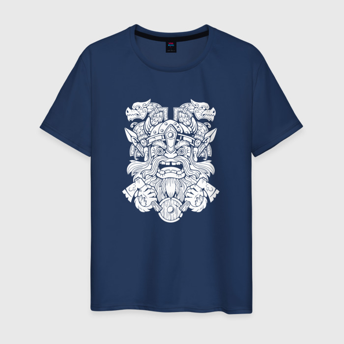 Мужская футболка хлопок Весёлый варяг фото