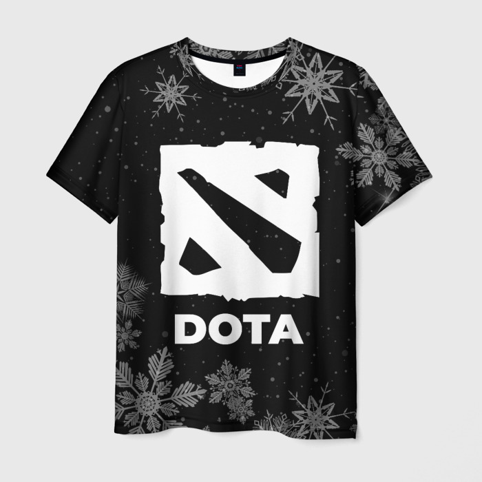 Мужская футболка 3D Снежный Dota фото