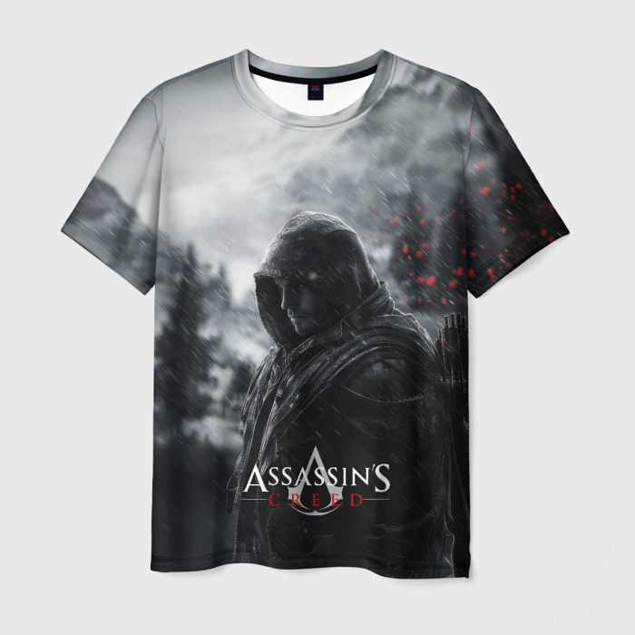Мужская футболка 3D Assassins Creed охотник в горах фото